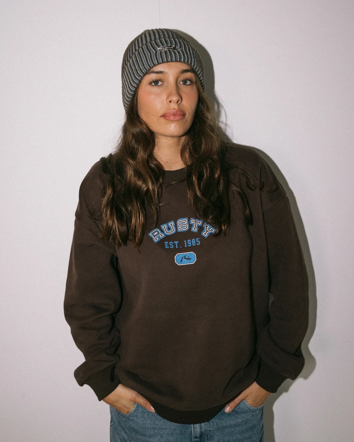 Pixel Beanie - RustyHBL0345 - PCO - Pinecone Brown - OSFM