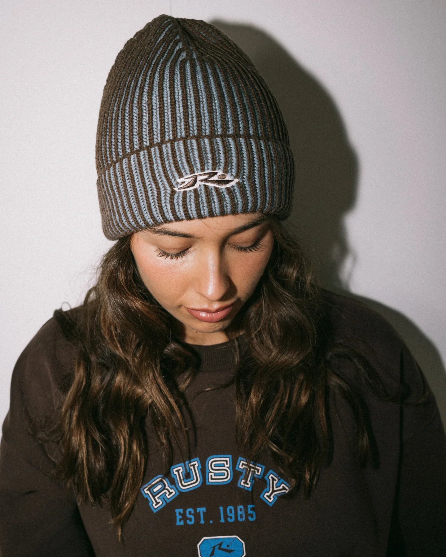 Pixel Beanie - RustyHBL0345 - PCO - Pinecone Brown - OSFM
