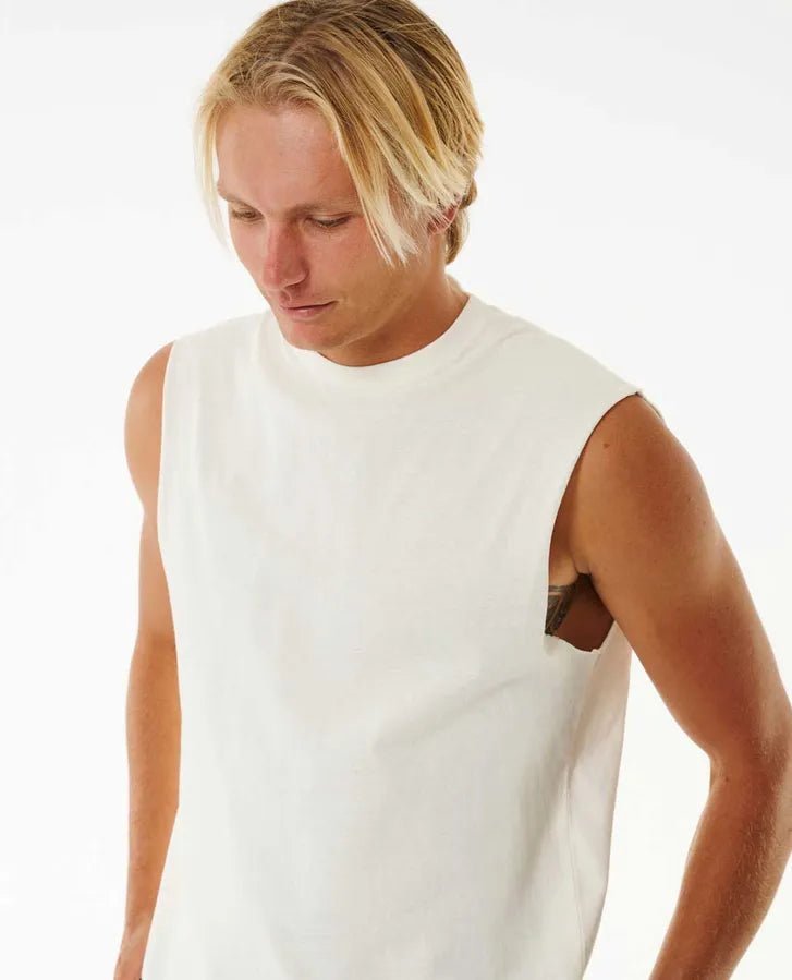 PLAIN WASH MUSCLE - Rip Curl0BVMTE - BONE - M