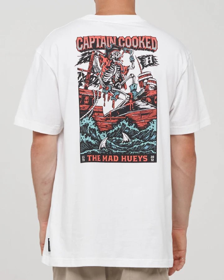 PLANK CAPTAIN | SS TEE -The Mad HueysH426M01006-WHITE-S