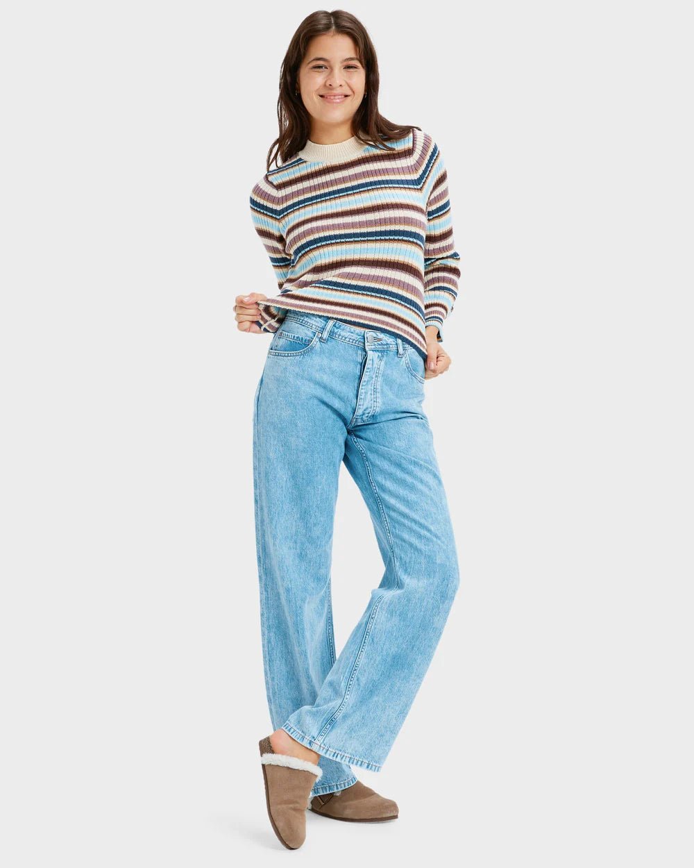 PLAYA MORNING SWEATER - RoxyERJSW03680-SKY BLUE-XS