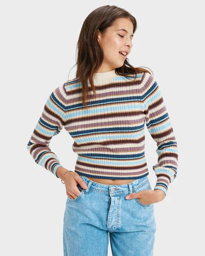 PLAYA MORNING SWEATER - RoxyERJSW03680-SKY BLUE-XS