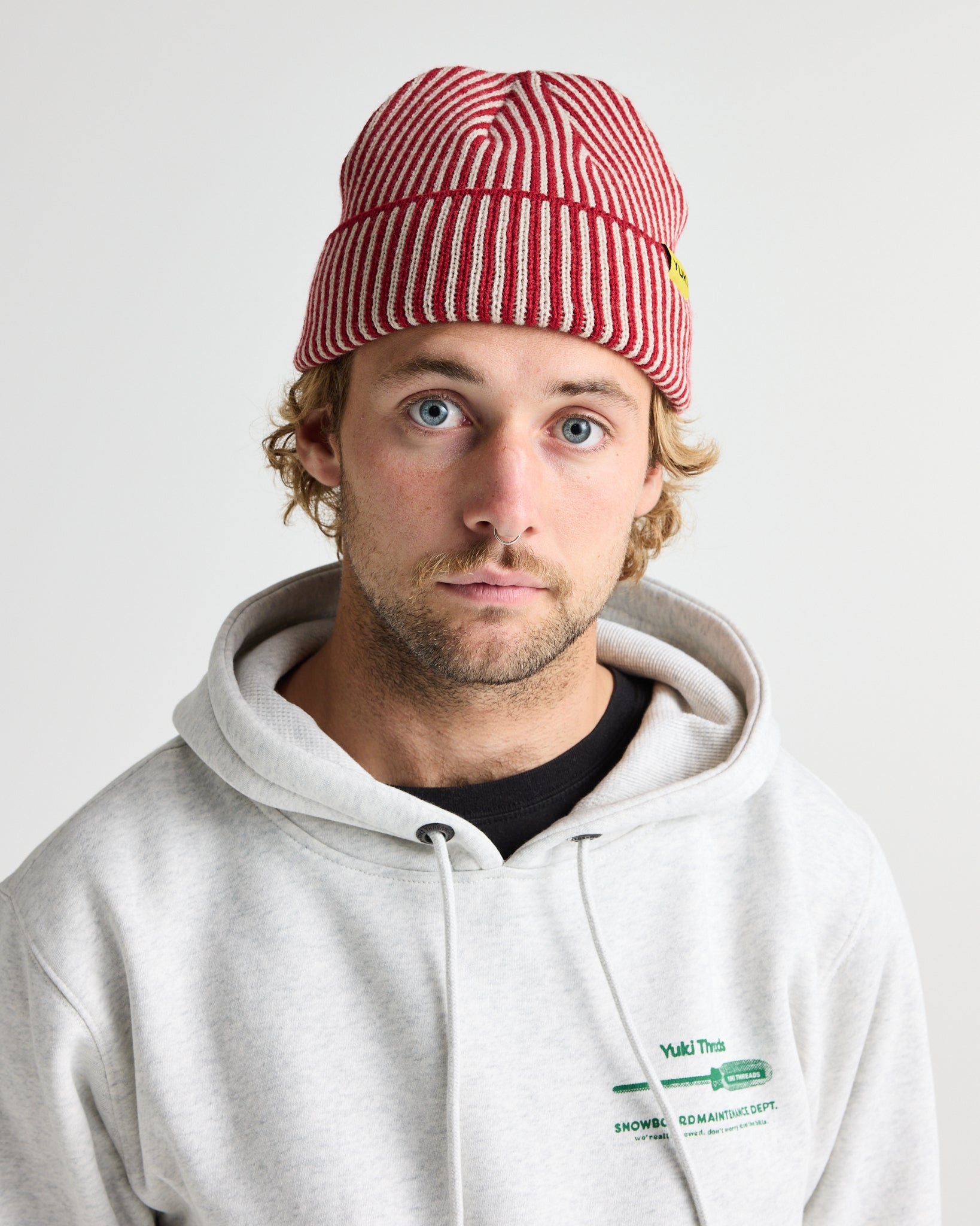 Pleasures Beanie - Yuki ThreadsW26PBRRD-Rhythmic Red