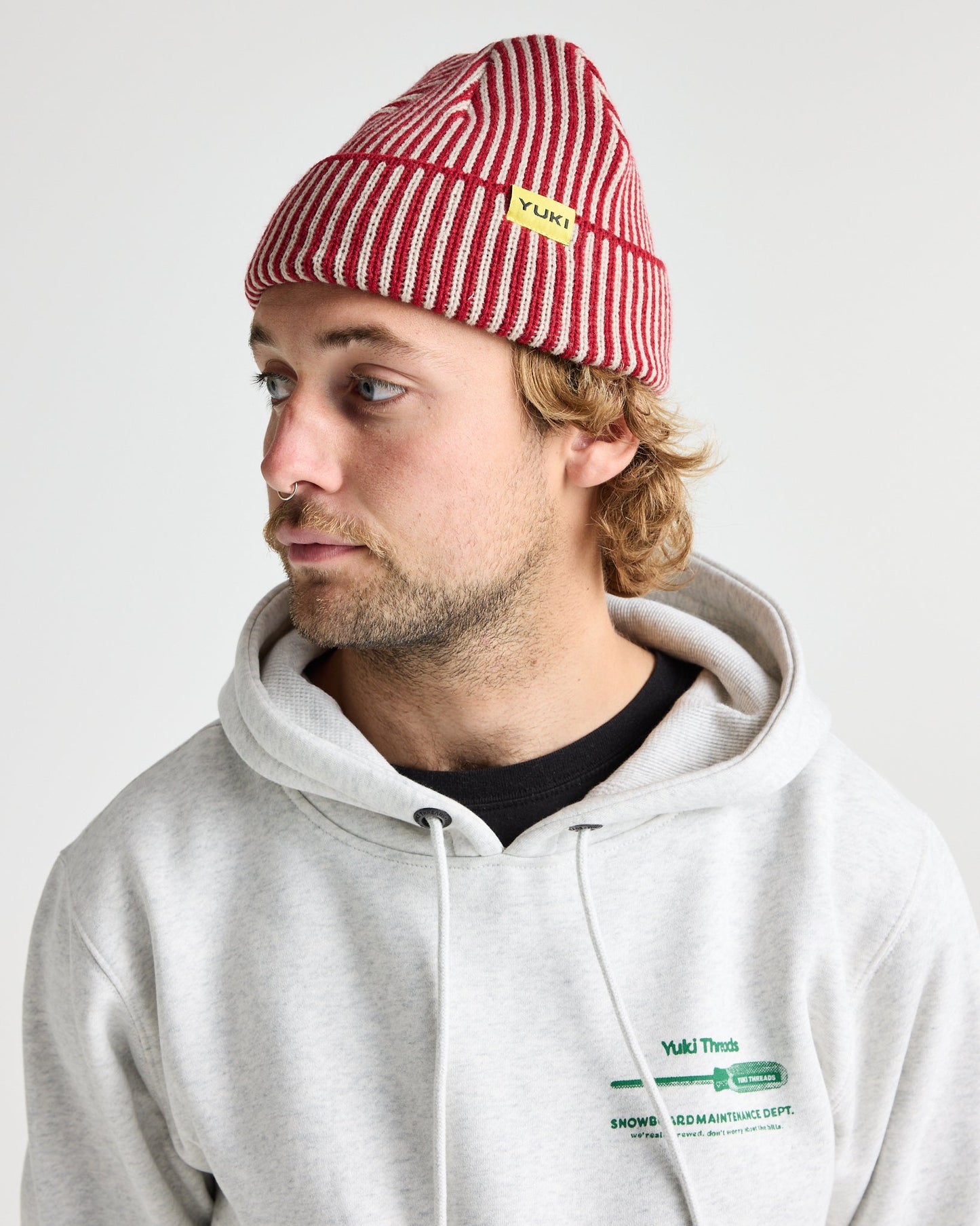 Pleasures Beanie - Yuki ThreadsW26PBRRD-Rhythmic Red
