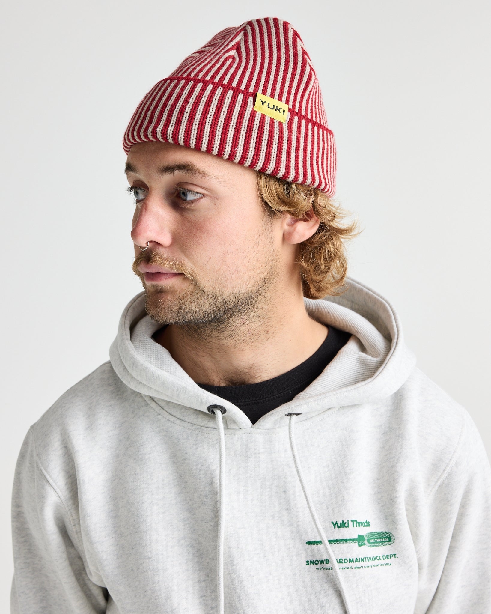 Pleasures Beanie - Yuki ThreadsW26PBRRD-Rhythmic Red