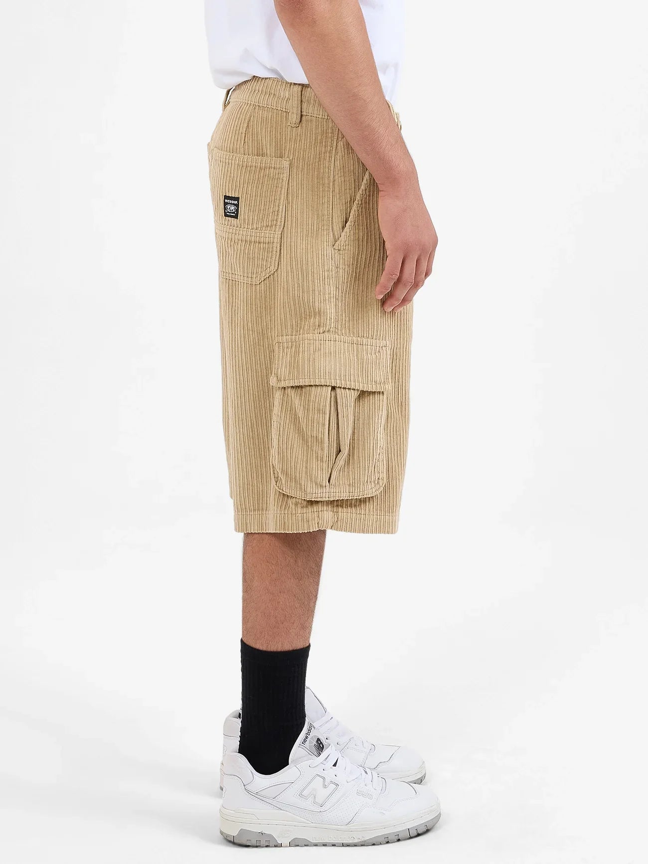 Podium Cord Cargo Short - WorshipPH24 - 303F - Faded Khaki - 28