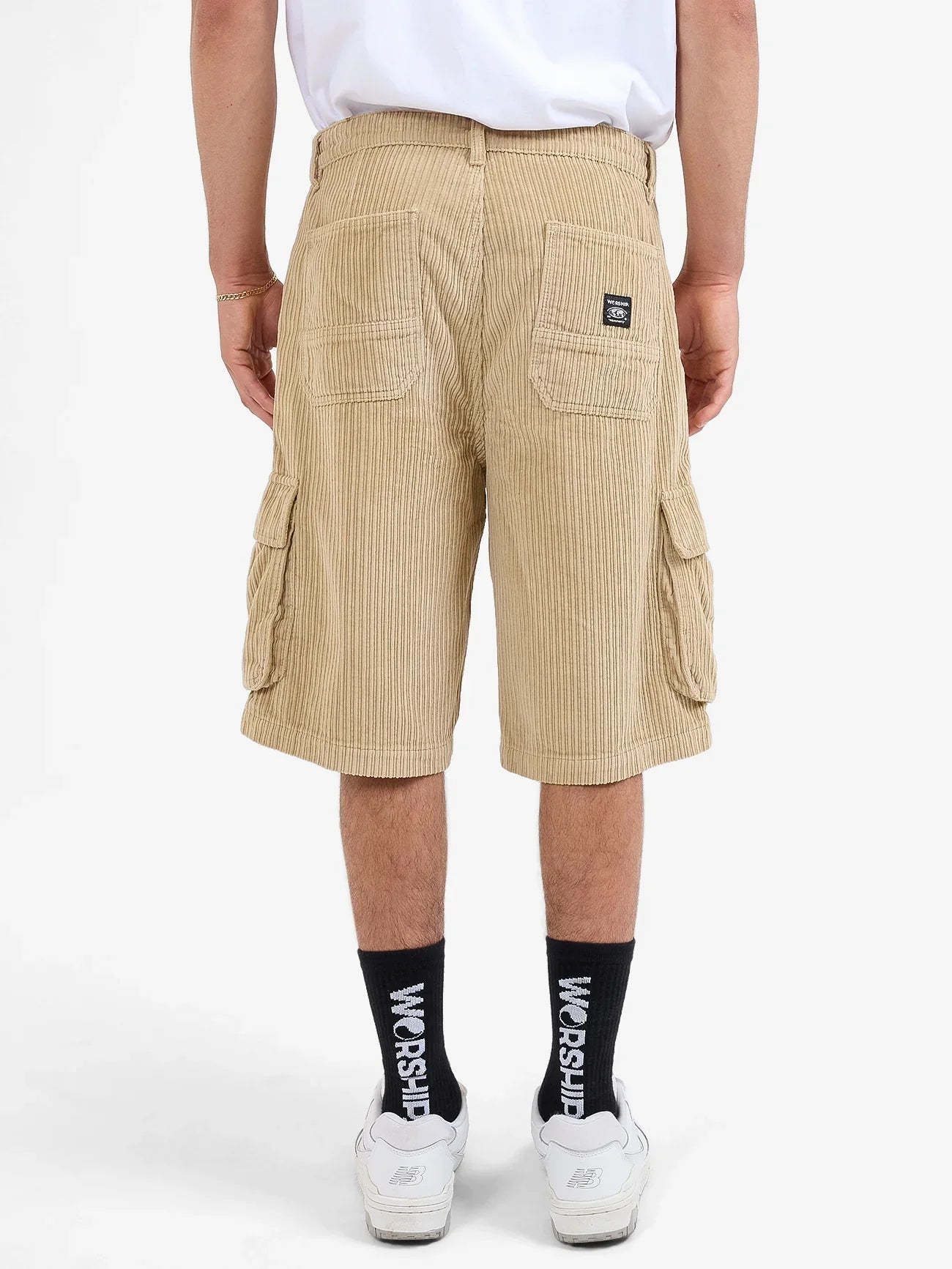 Podium Cord Cargo Short - WorshipPH24 - 303F - Faded Khaki - 28