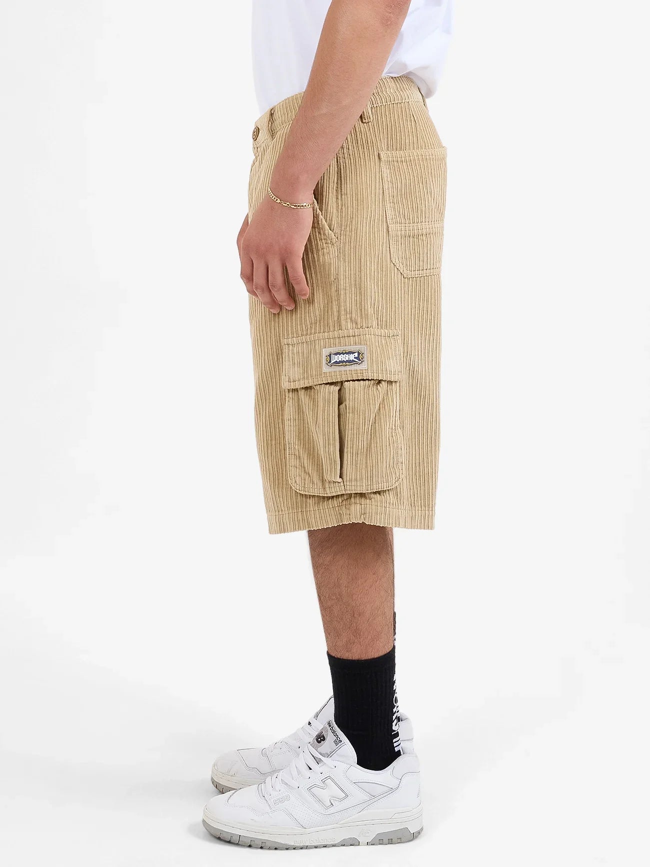 Podium Cord Cargo Short - WorshipPH24 - 303F - Faded Khaki - 28