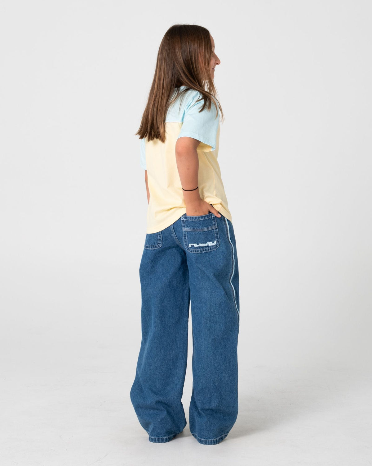 POLAR GIRLY 2POP OVERSIZED TEE -RustyTTG0101-PALE BANANA-8