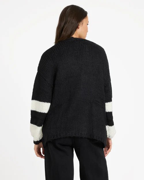 POLAR GYPSY CARDI - VolcomB0742005-BLACK-XS/S