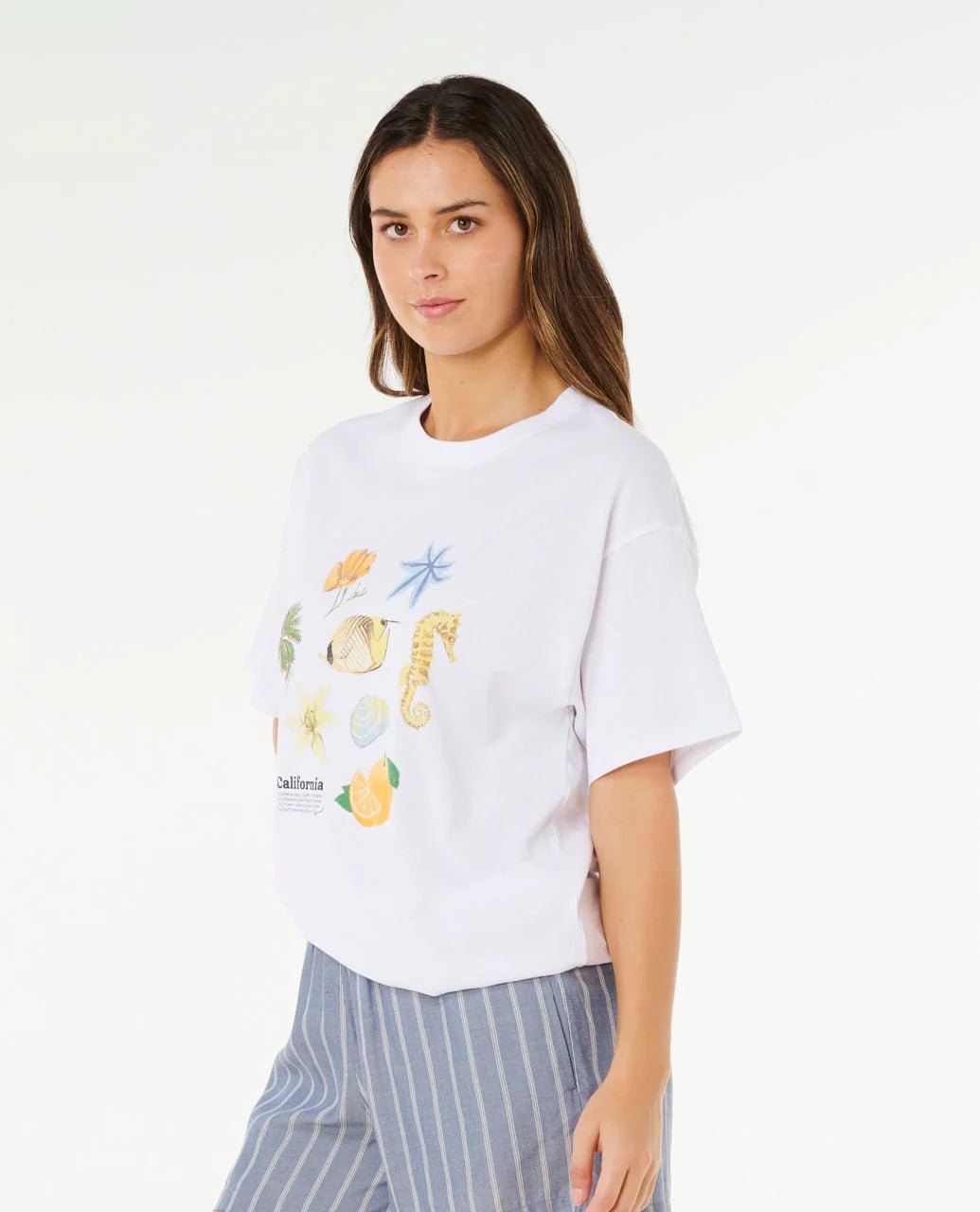 POOLSIDE HERITAGE TEE - Rip Curl0M4WTE-OPTICAL WHITE-2XS