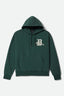 PREDATOR RELAXED HOODIE - Brixton22952-PRIMAL GREEN WORN WASH-S