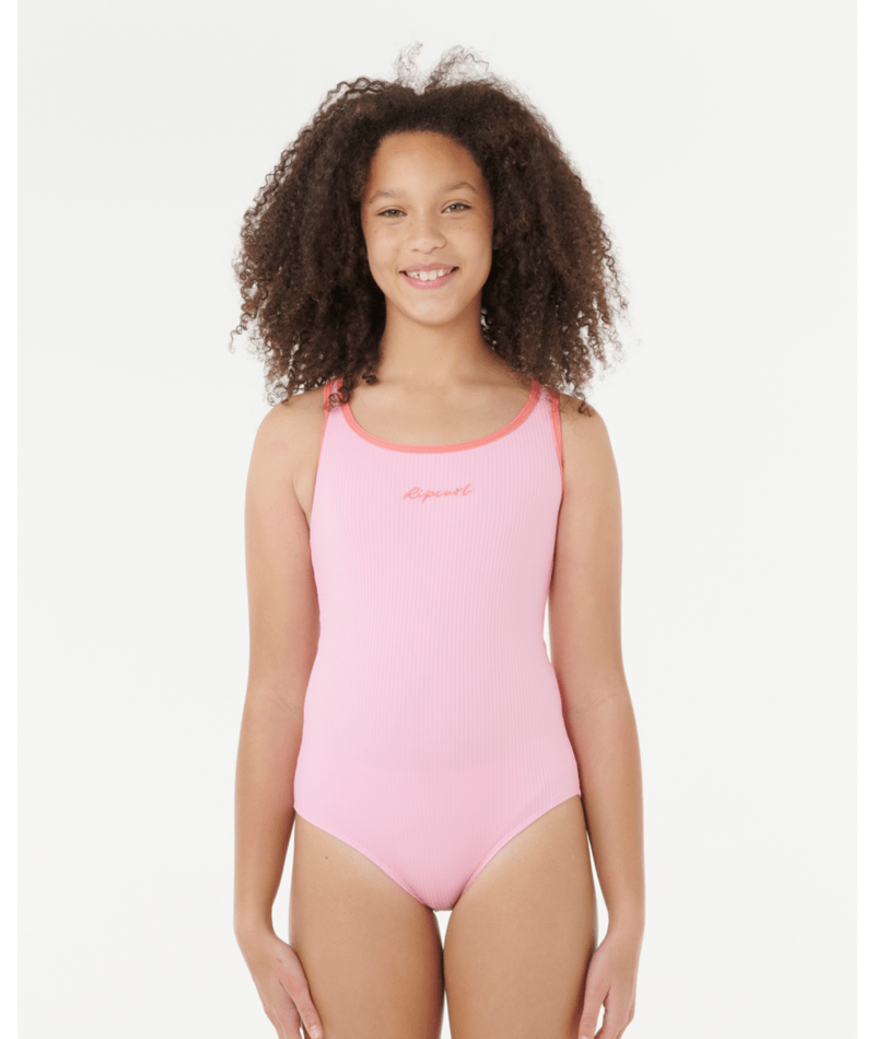 PREMIUM RIB ONE PIECE - GIRL - Rip Curl02DGSW - WATERMELON - 8