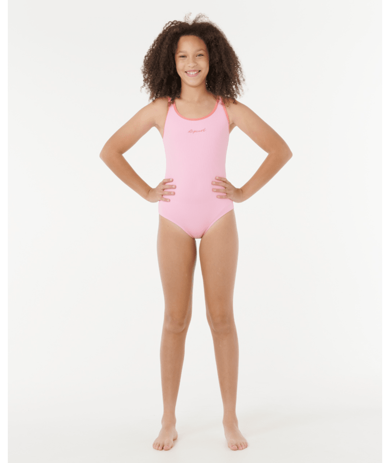 PREMIUM RIB ONE PIECE - GIRL - Rip Curl02DGSW - WATERMELON - 8