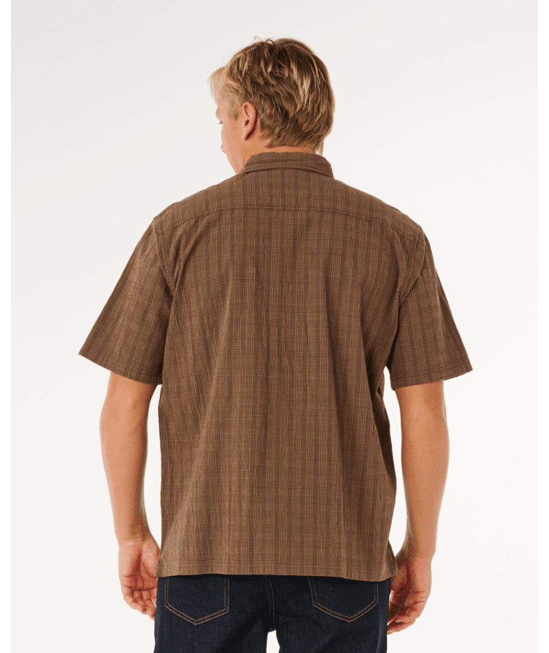 PREMIUM SURF CHECK S/S -Rip Curl06OMSH-COFFEE-M