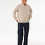 PREMIUM SURF QTR ZIP CREW - Rip Curl0AOMFL-STONE-XS