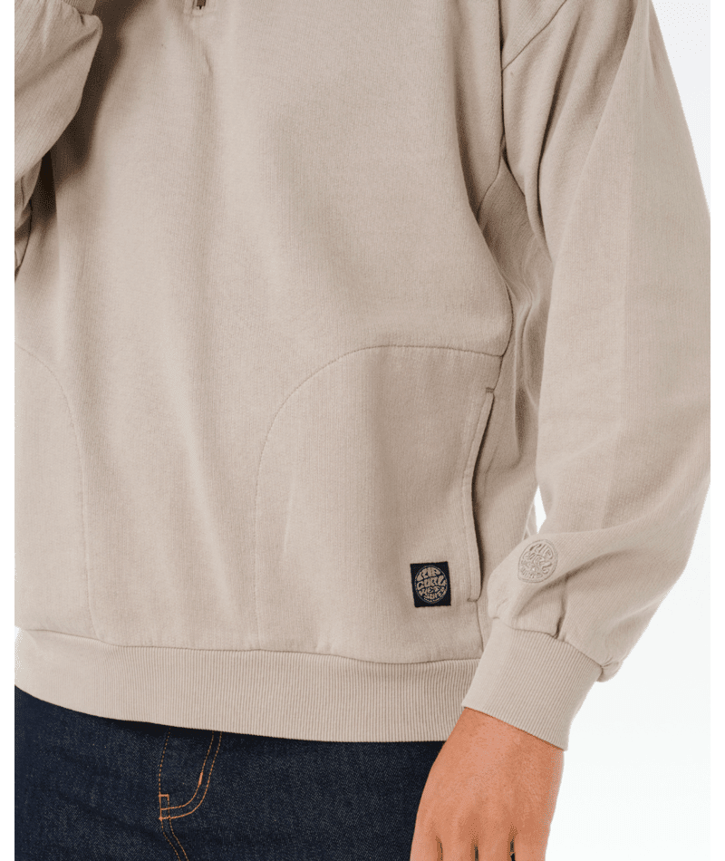 PREMIUM SURF QTR ZIP CREW - Rip Curl0AOMFL-STONE-XS