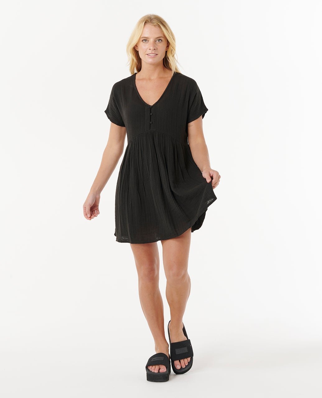 PREMIUM SURF S/S DRESS - Rip Curl08GWDR-BLACK-2XS