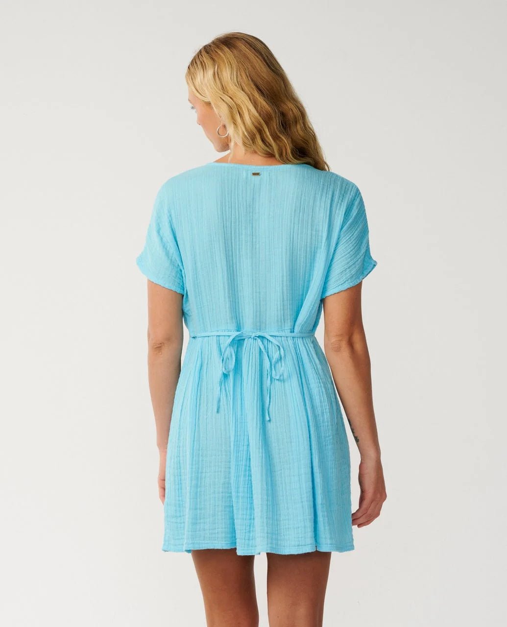 PREMIUM SURF S/S DRESS -Rip Curl08GWDR-SKY BLUE-M