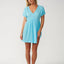PREMIUM SURF S/S DRESS -Rip Curl08GWDR-SKY BLUE-M