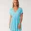 PREMIUM SURF S/S DRESS -Rip Curl08GWDR-SKY BLUE-M
