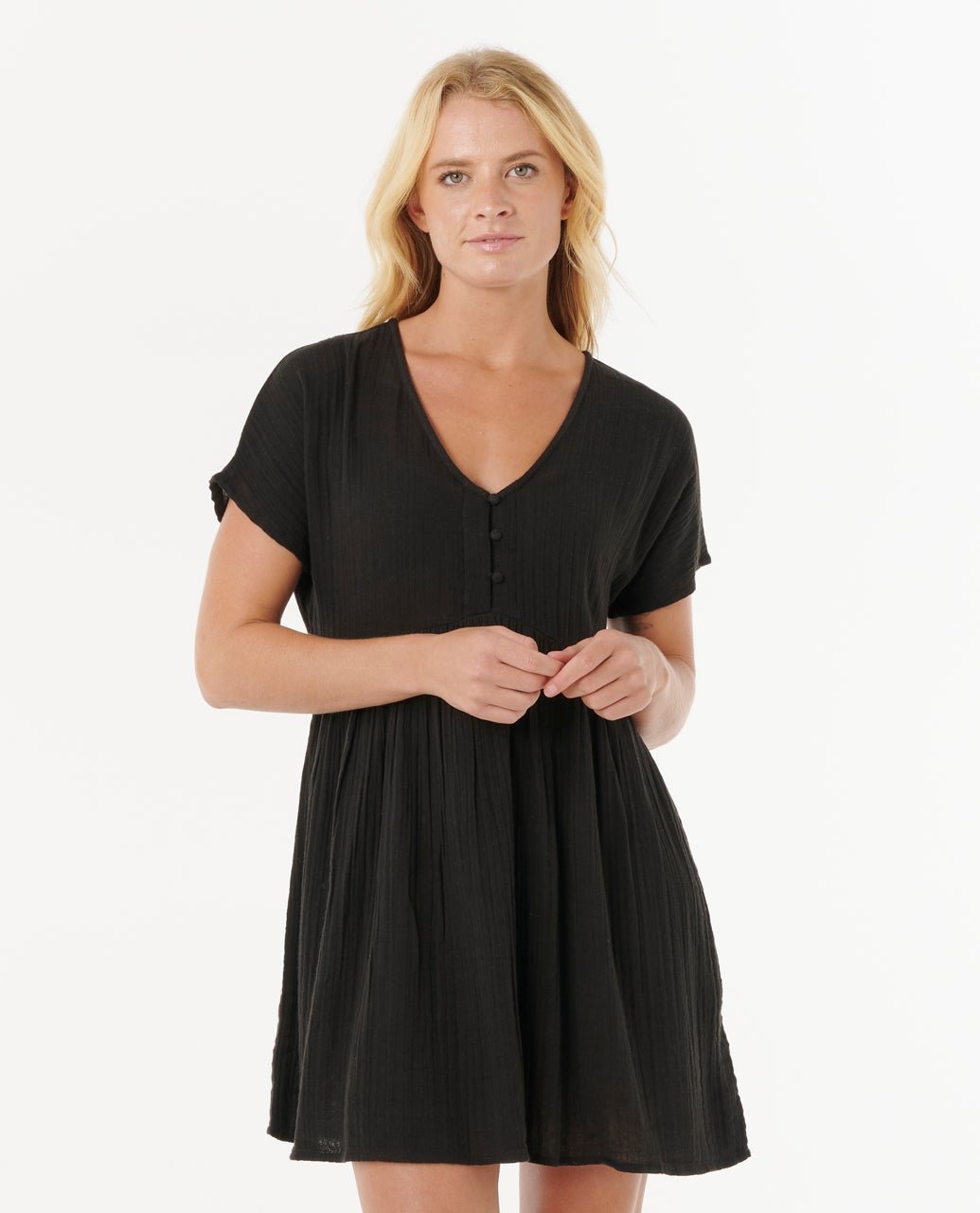 PREMIUM SURF S/S DRESS - Rip Curl08GWDR-BLACK-2XS