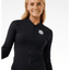 PREMIUM SURF ZIP THRU LS U -Rip Curl16GWRV-Black-2XS