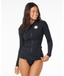 PREMIUM SURF ZIP THRU LS U -Rip Curl16GWRV-Black-2XS
