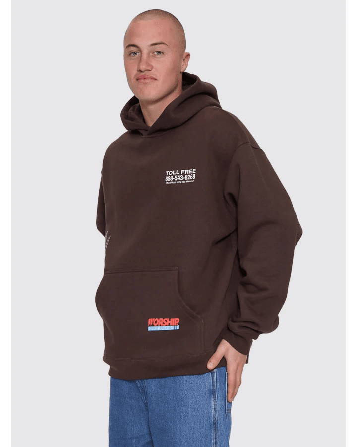Preparation Pullover Hood - WorshipPA26-212C-Ganache-S