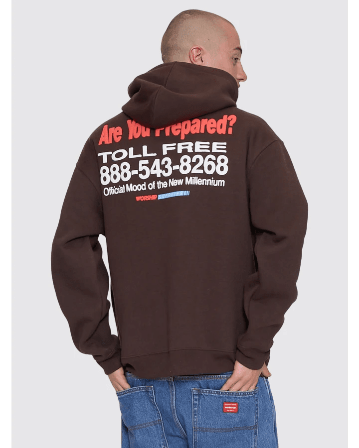 Preparation Pullover Hood - WorshipPA26-212C-Ganache-S