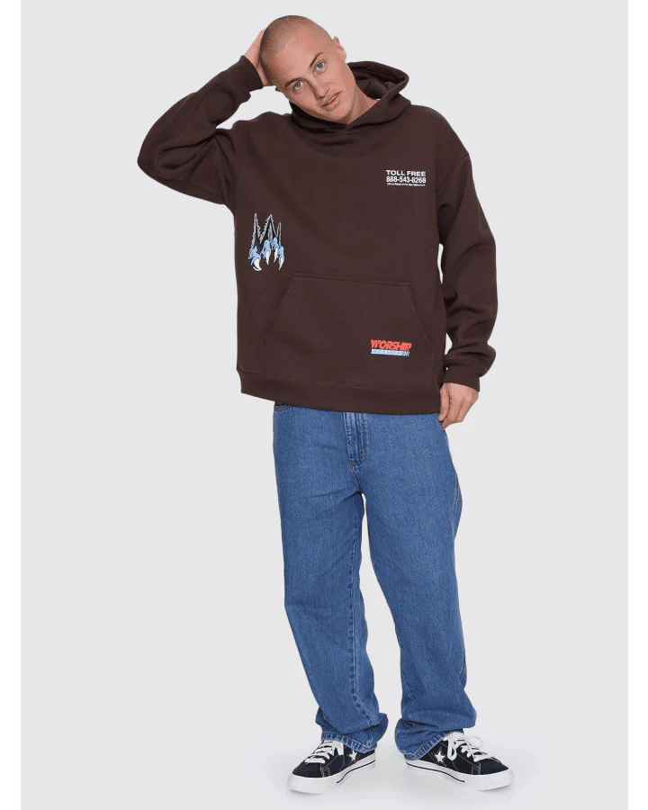 Preparation Pullover Hood - WorshipPA26-212C-Ganache-S