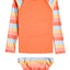 Pretty Sunrise LS Lycra Set - RoxyERLWR03248 - BFN7 - Cerulean TW Stripes - 2