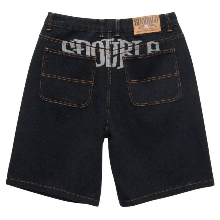Print Denim Standard Short - S DoubleSD024S3610 - Double Dye Black - 26