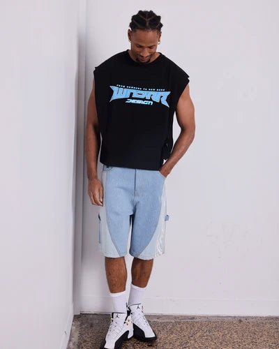 PULSE MUSCLE TANK -WNDRRW26IC012BLK-BLACK-M