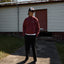 Quartz Zip Raglan Quarter Zip Crew - AfendsM252500 - WBG - Washed burgandy - S