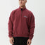 Quartz Zip Raglan Quarter Zip Crew - AfendsM252500 - WBG - Washed burgandy - S