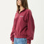 Quartz Zip Raglan Quarter Zip Crew - AfendsM252500 - WBG - Washed burgandy - S