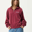 Quartz Zip Raglan Quarter Zip Crew - AfendsM252500 - WBG - Washed burgandy - S