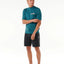 Quest Lockup UPF S/S - Rip Curl15AMRV - 0076 - Blue Green - L