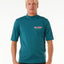 Quest Lockup UPF S/S - Rip Curl15AMRV - 0076 - Blue Green - L