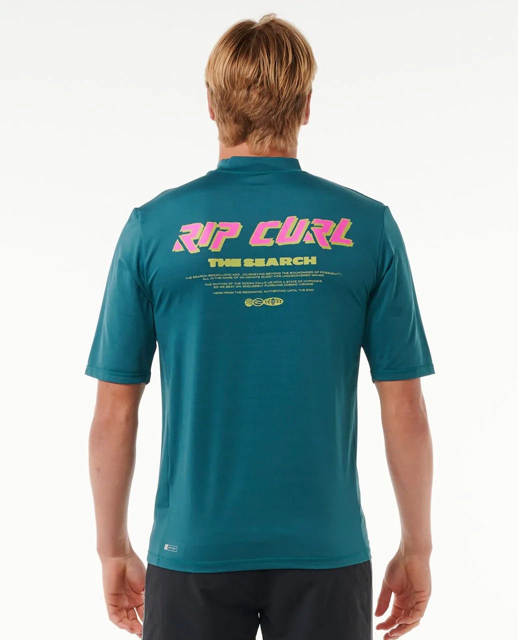 Quest Lockup UPF S/S - Rip Curl15AMRV - 0076 - Blue Green - L