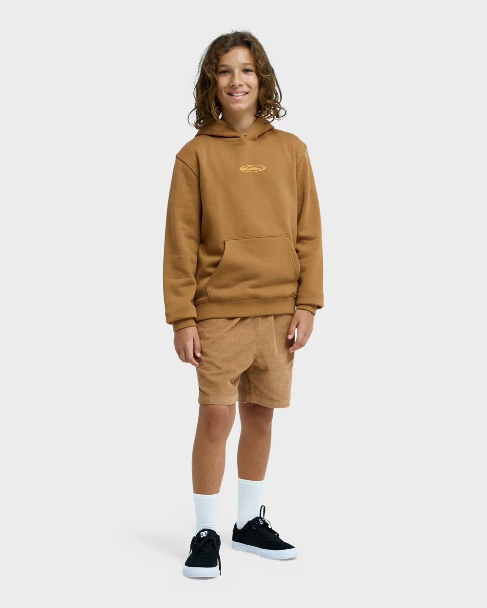 QUIK GLOBE HOODIE YOUTH - QuiksilverEQBFT03983-TOBACCO BROWN-XS/8