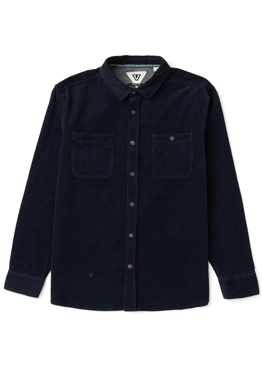Rails Cord LS Shirt - VisslaM5106RAI-Dark Naval-S