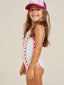 Rainbow Check One Piece Sporty - RoxyERLX103099 - WBB1 - Bright White Check Check - 5