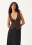 Raine - Recycled Rib Singlet -AfendsW264012-COFFEE-XS