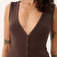 Raine - Recycled Rib Singlet -AfendsW264012-COFFEE-XS