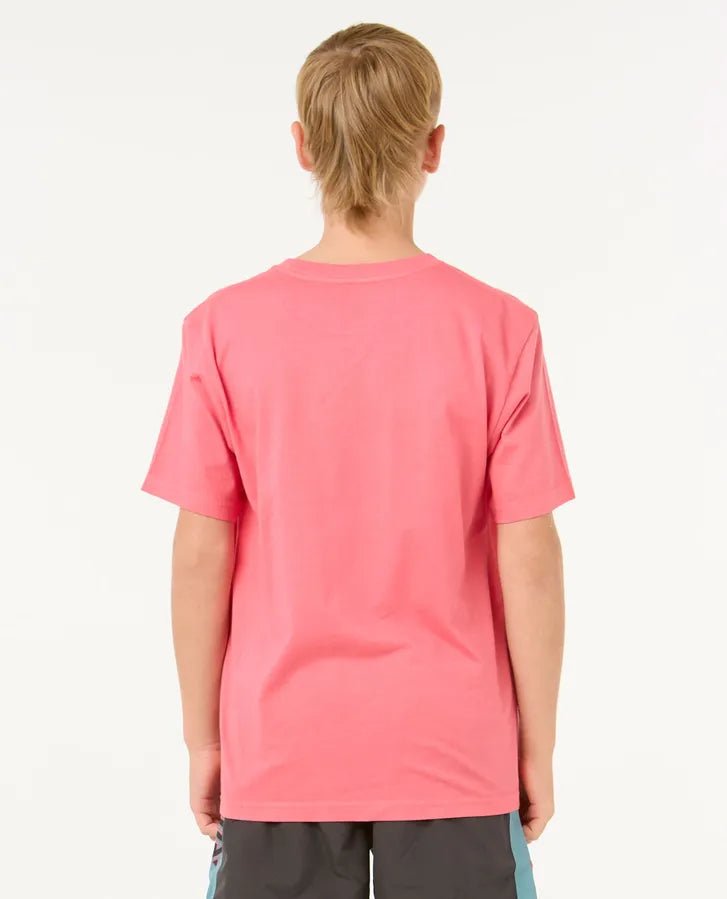Raw Energy Logo Tee - Boy - Rip Curl10VBTE - 3156 - Watermelon - 12