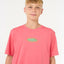 Raw Energy Logo Tee - Boy - Rip Curl10VBTE - 3156 - Watermelon - 12