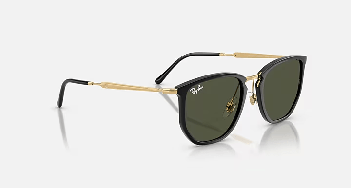 Ray Ban Blk w/Grn - Ray BanORB4451 - BLACK - GREEN