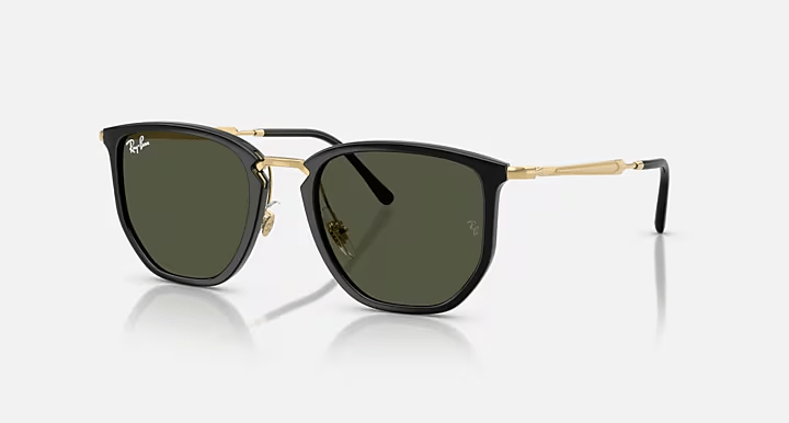 Ray Ban Blk w/Grn - Ray BanORB4451 - BLACK - GREEN